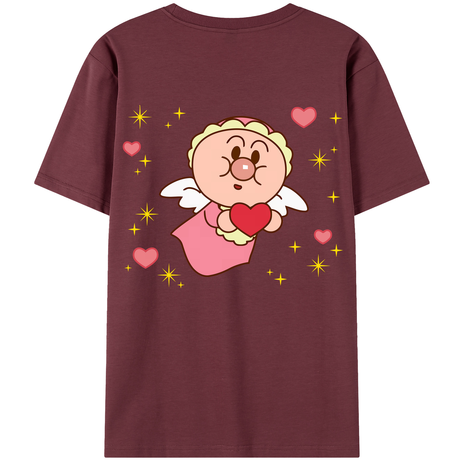 （画像用） アンパンマン Anpanman 綿100％半袖Tシャツ（背面プリント）